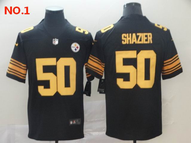 Men's Pittsburgh Steelers #50 Ryan Shazier Jersey NO.1;